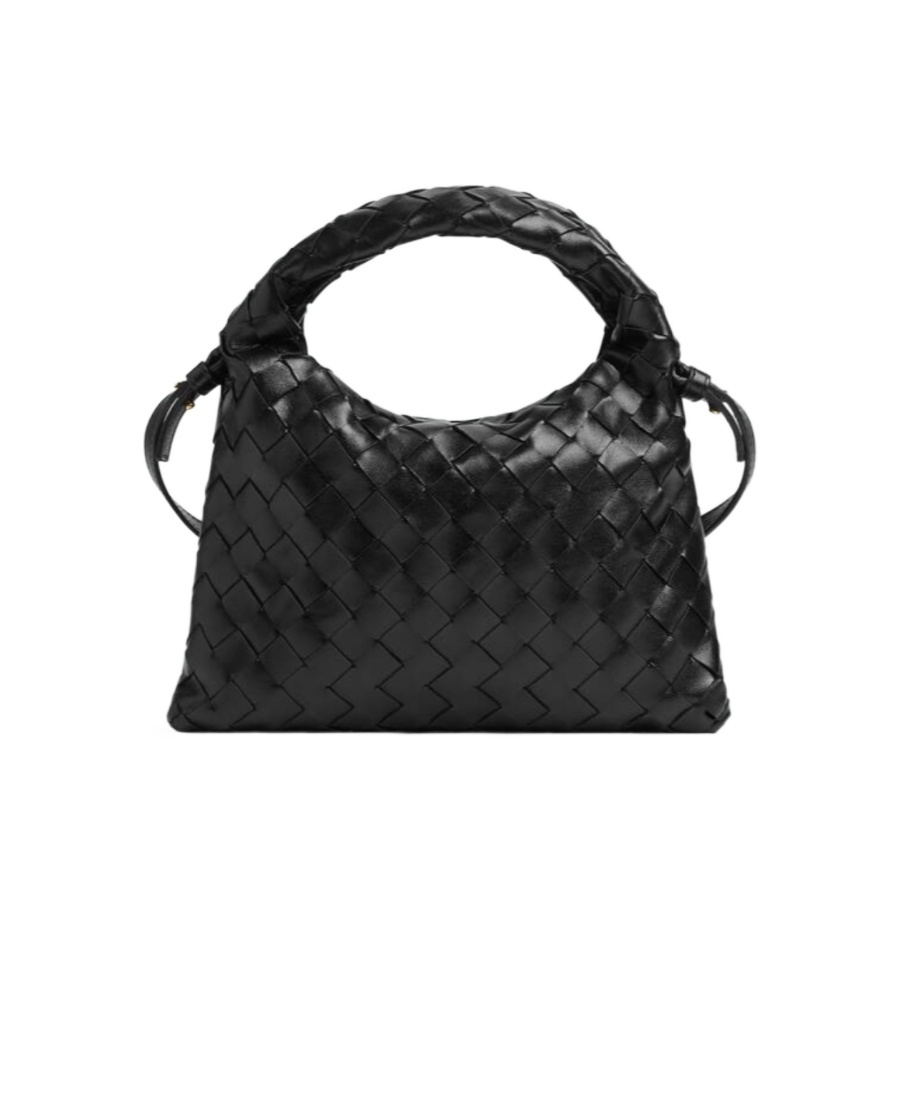 Bottega Veneta Mini Hop In Black