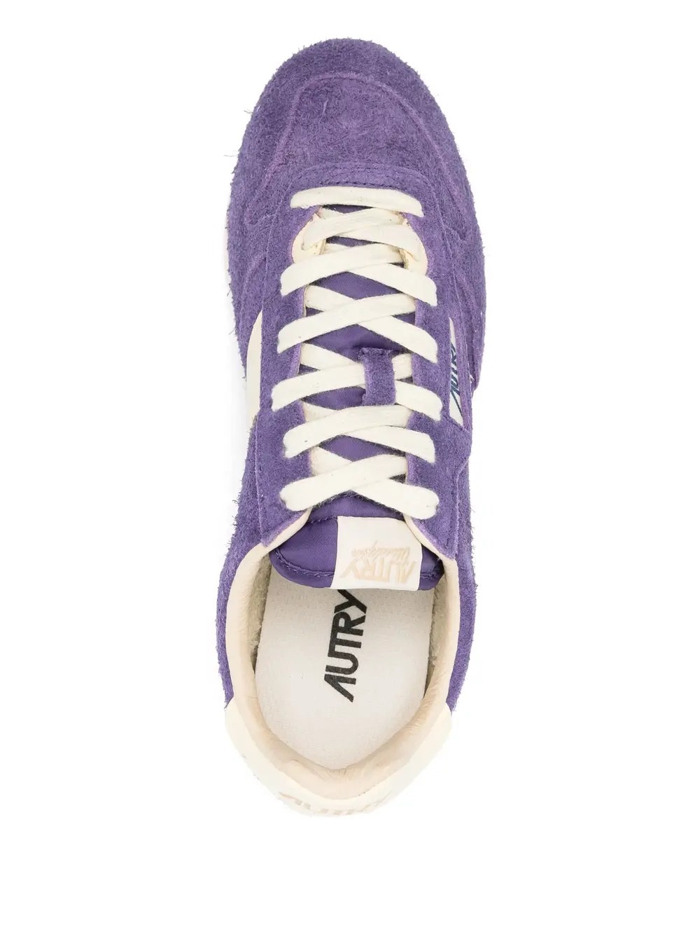 Autry Low Suede Windspin Sneaker In Purple