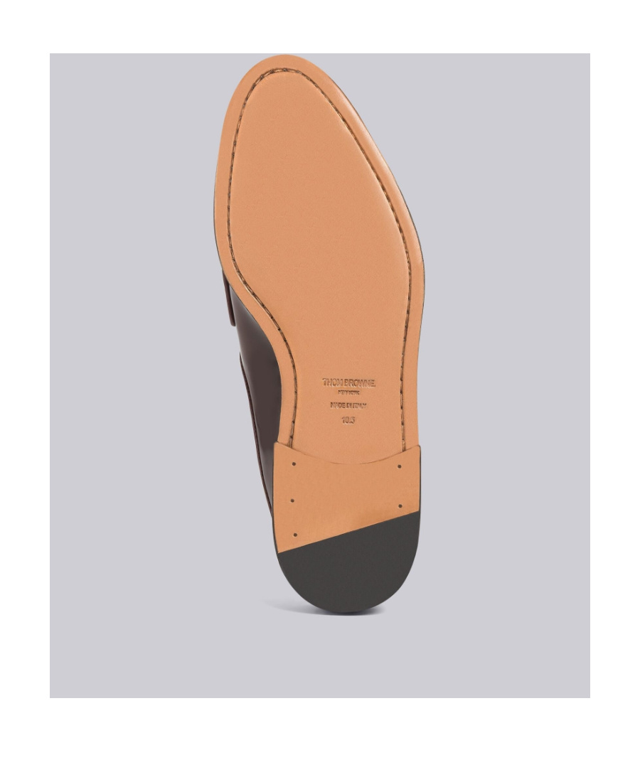 Thom Browne Fringed Penny Loafers In Multicolor