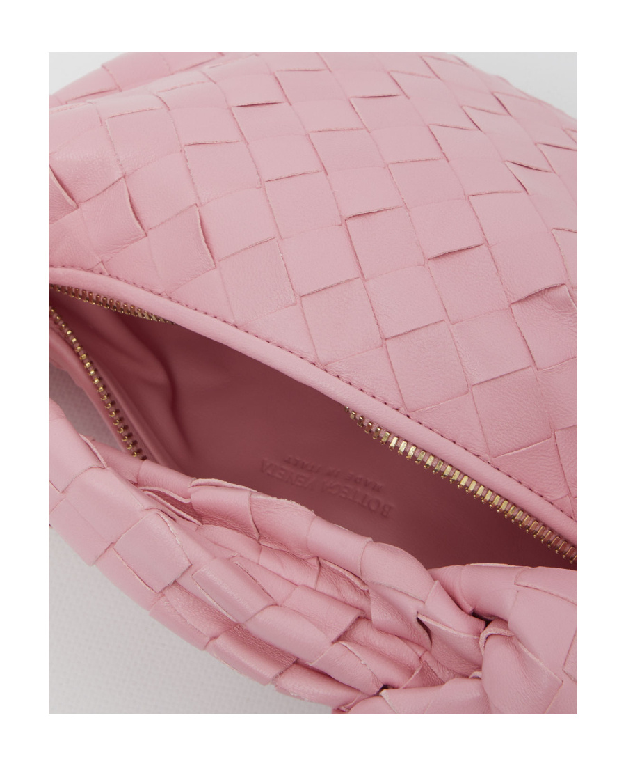 Bottega Veneta Mini Jodie Top-handle Bag In Pink