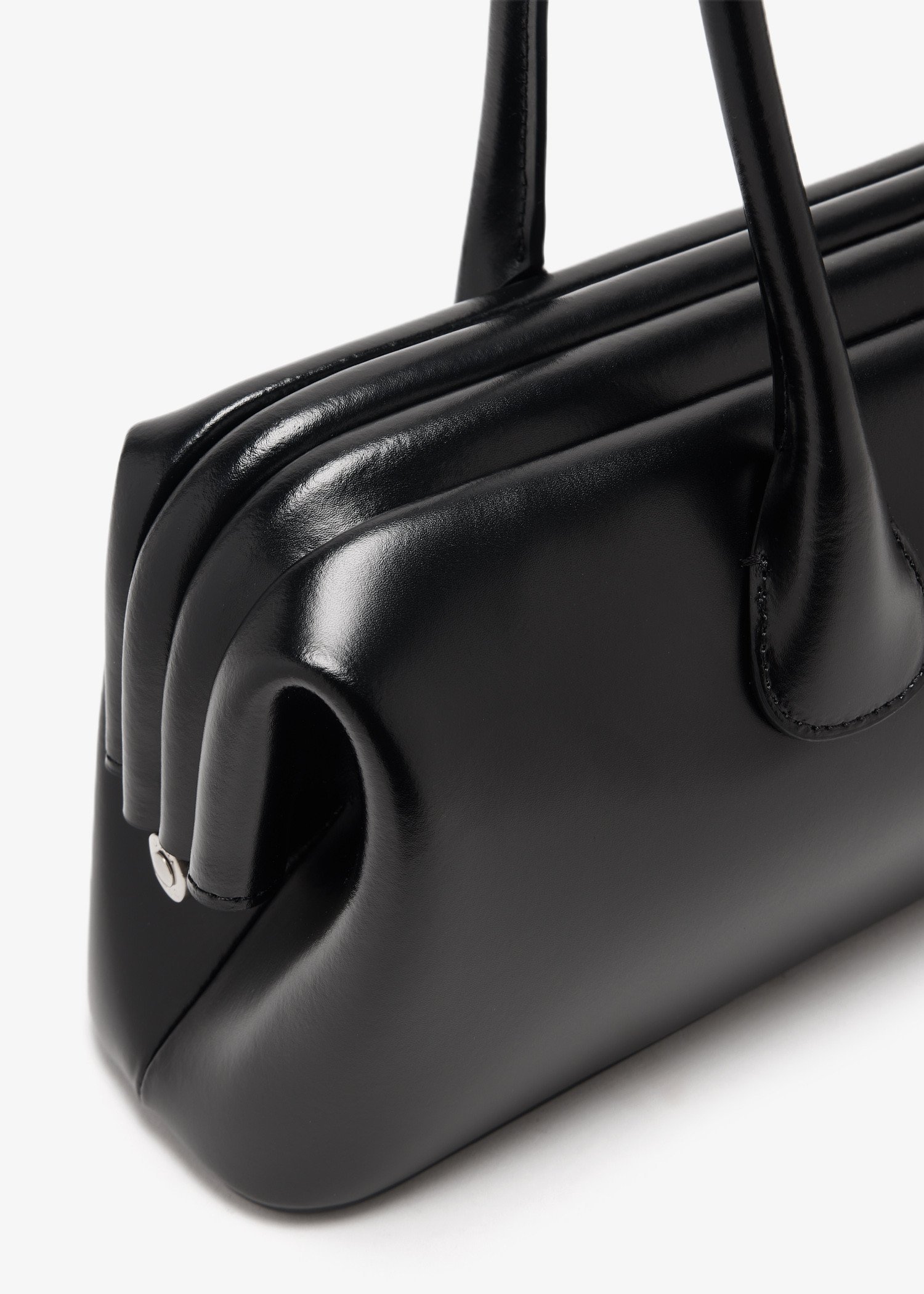 Osoi Double Handle Shoulder Bag In Black