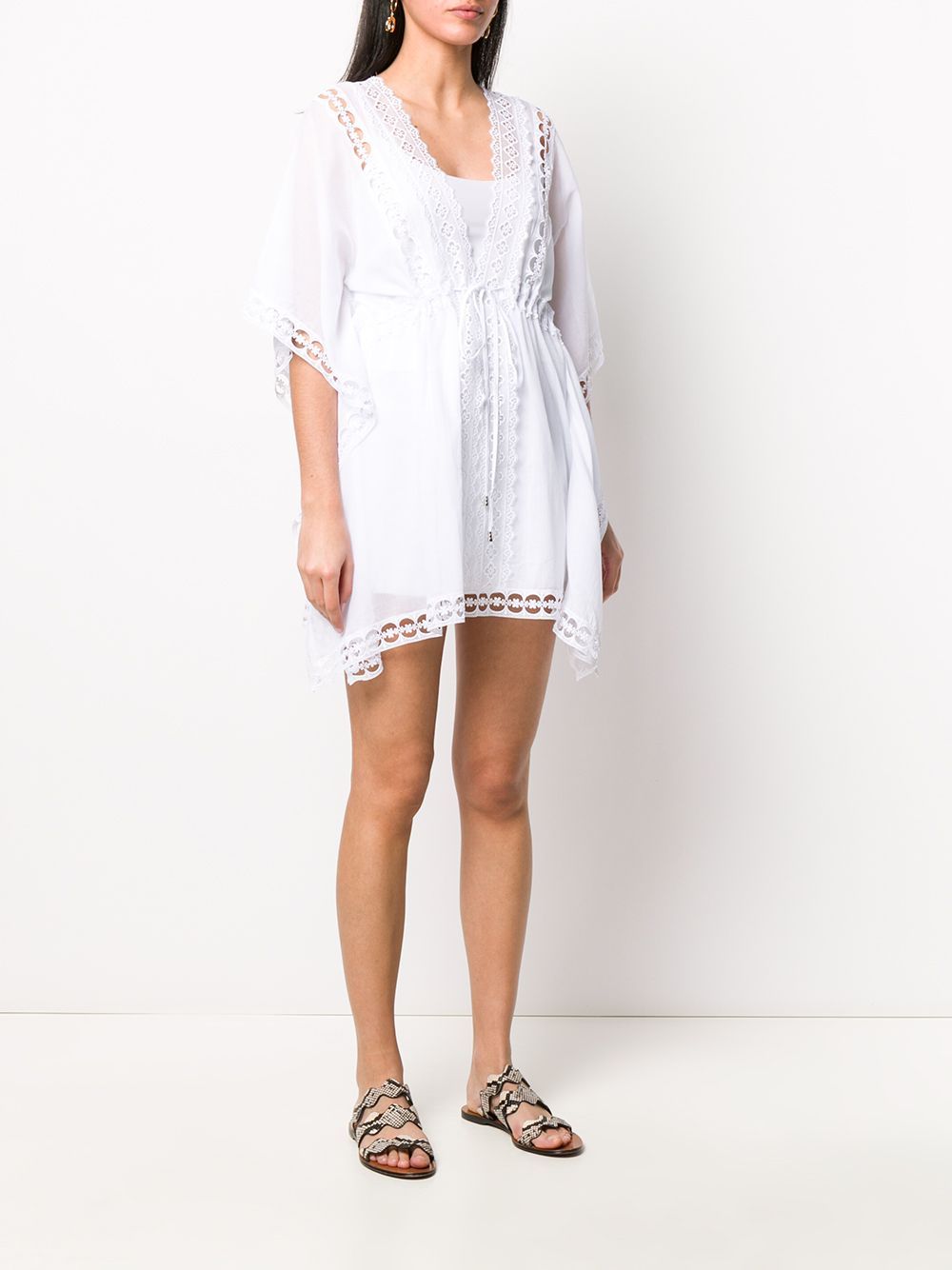 Charo Ruiz Embroidered Pendant Coat