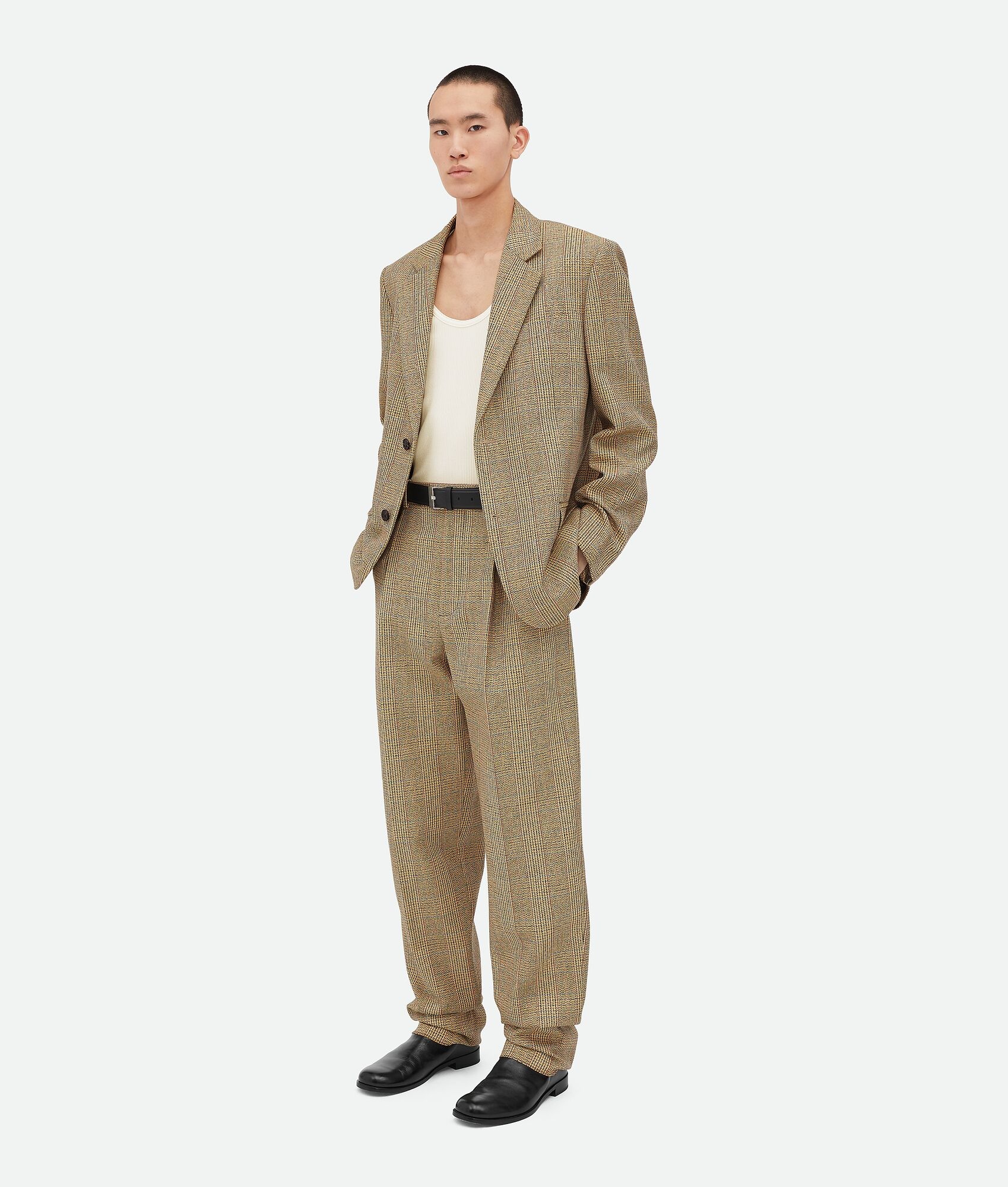 BOTTEGA VENETA PRINCE OF WALES WOOL JACKET