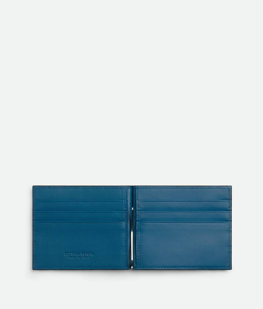 Bottega Veneta Weave A Pattern Wallet In Black