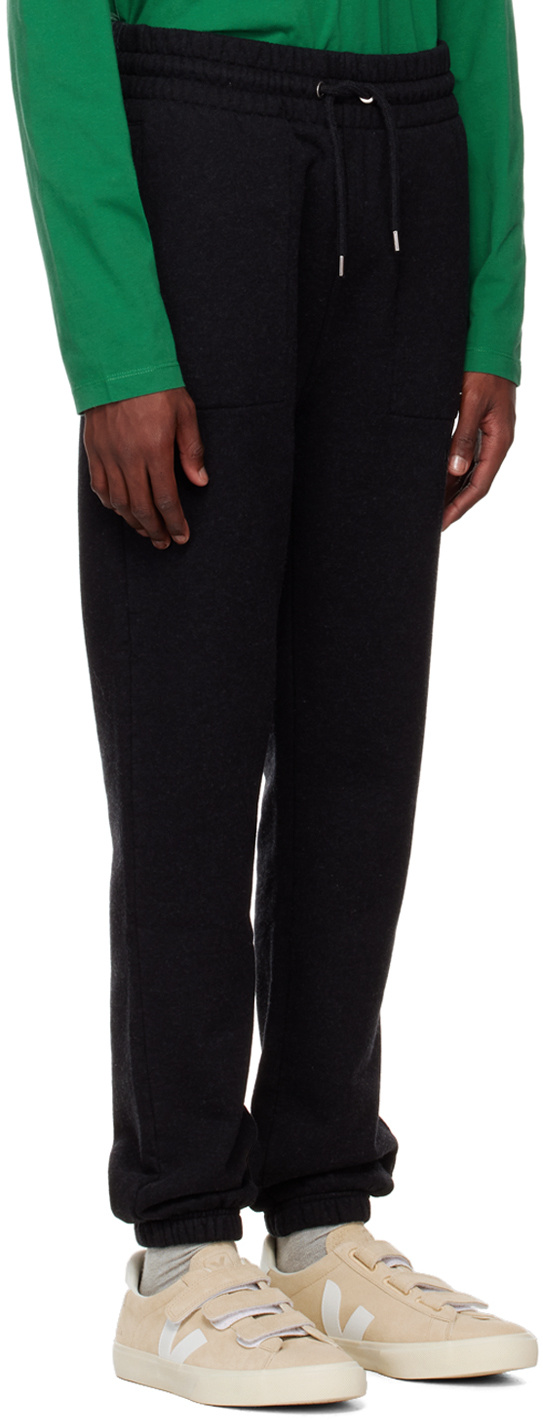 Maison Kitsuné Drawstring-fastening Waist Trousers In Black