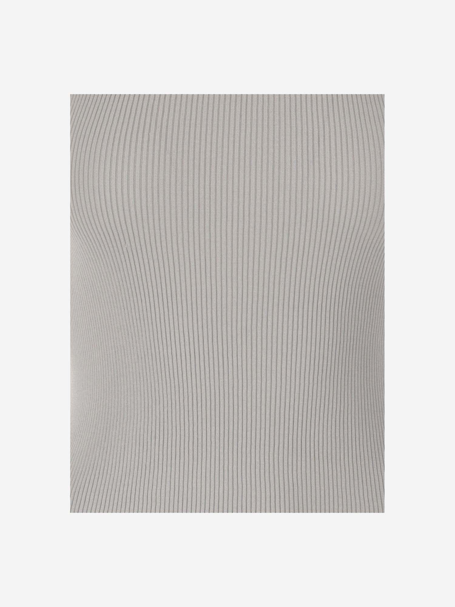 ASPESI ROUND-NECK RIBBED-KNIT TANK TOP 