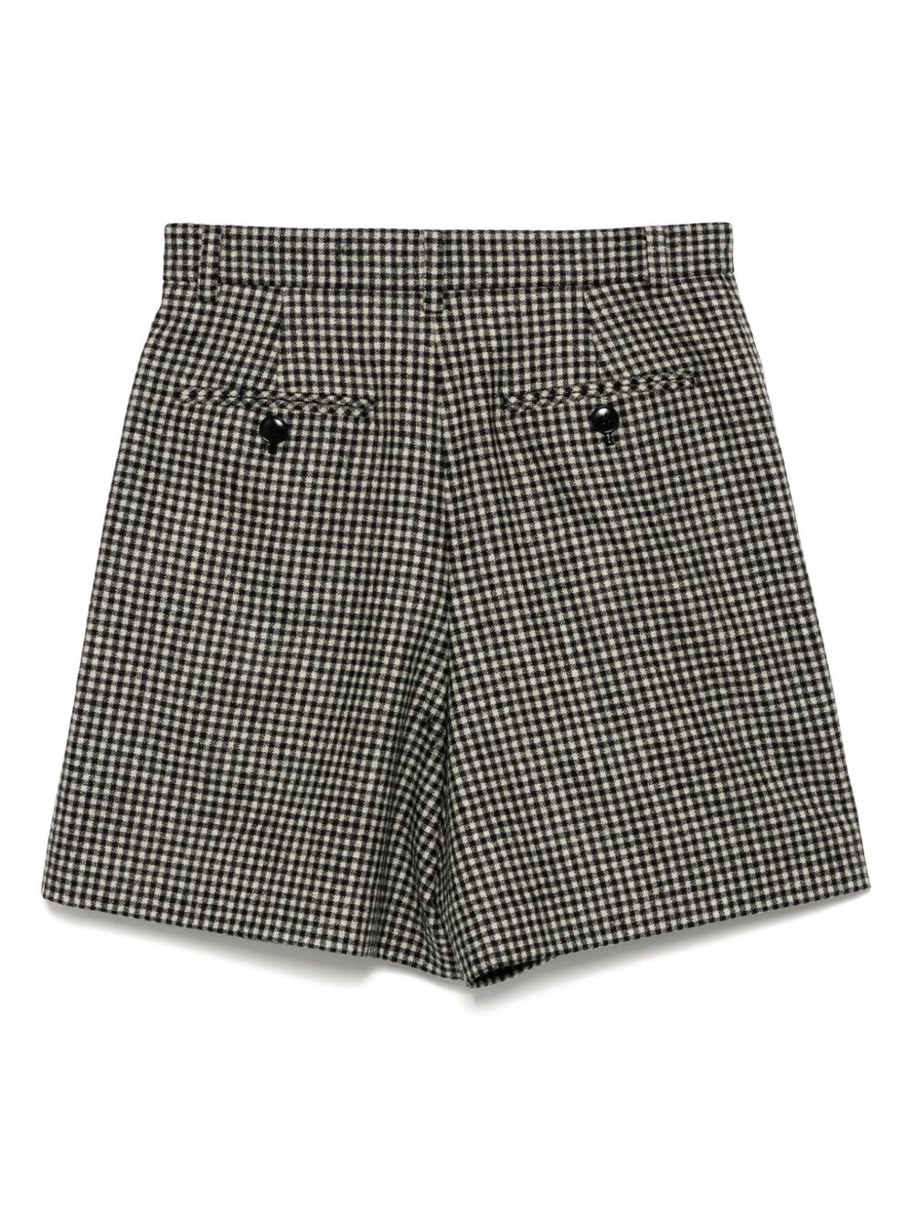 Kimhēkim Checked Shorts In Black
