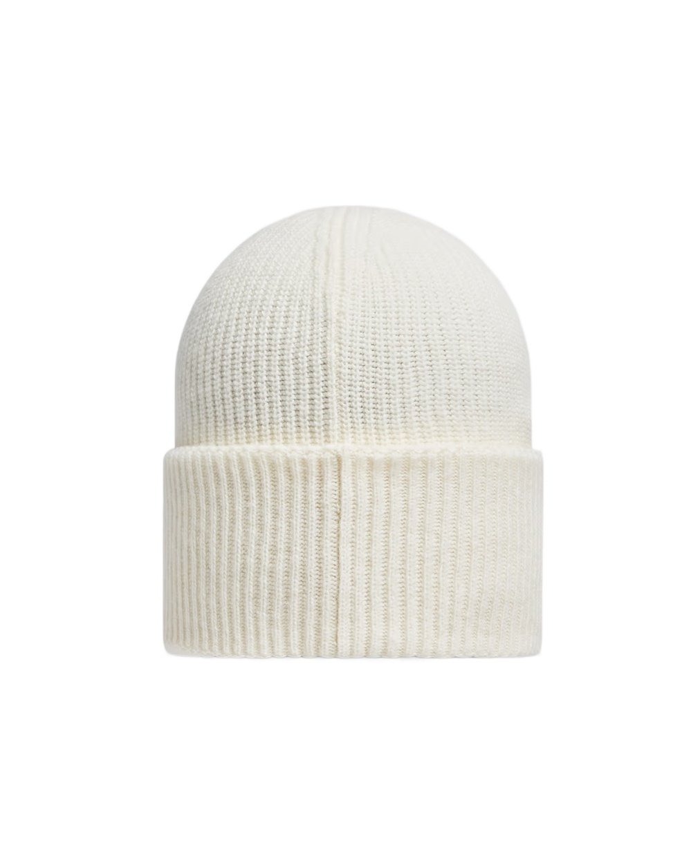 Moncler Wool Beanie In White