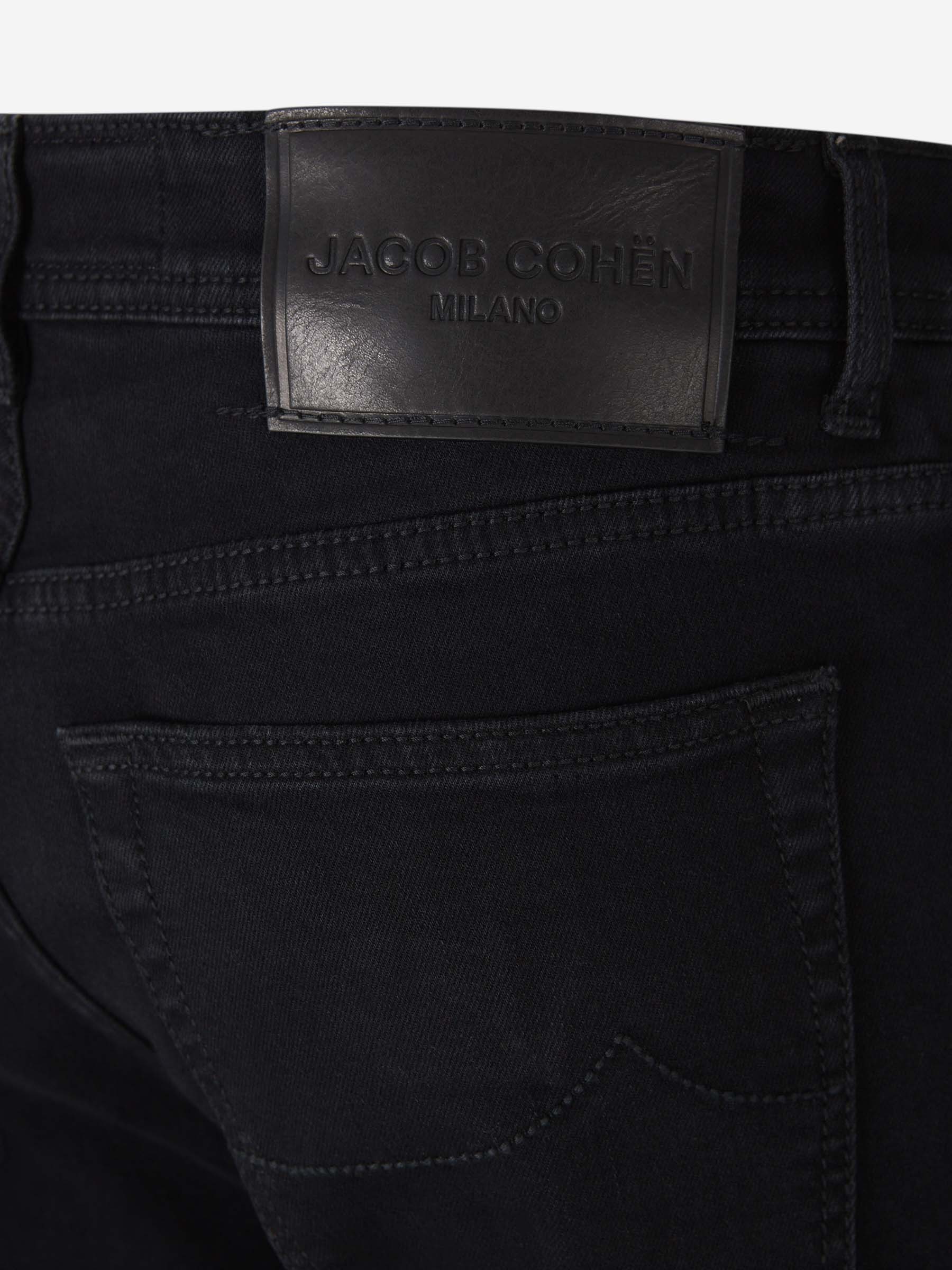 Jacob Cohen Men Bard Slim Fit Five Pockets Denim In Black