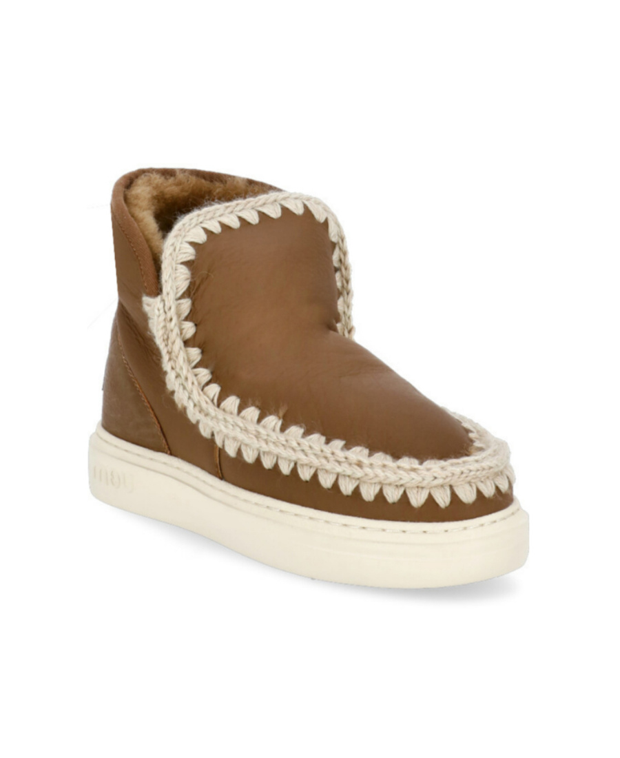 MOU CHUNKY SLIP-ON BOOTS 