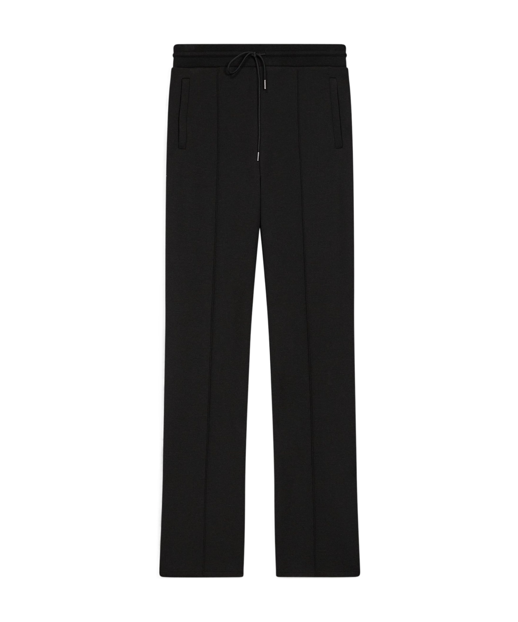 Theory Double-sided Knitted Sweatpants In Black