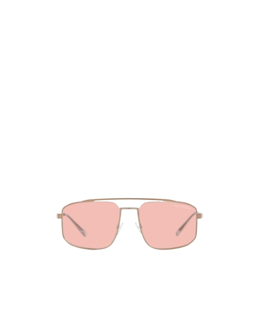 Emporio Armani Pilot Sunglasses In Pink