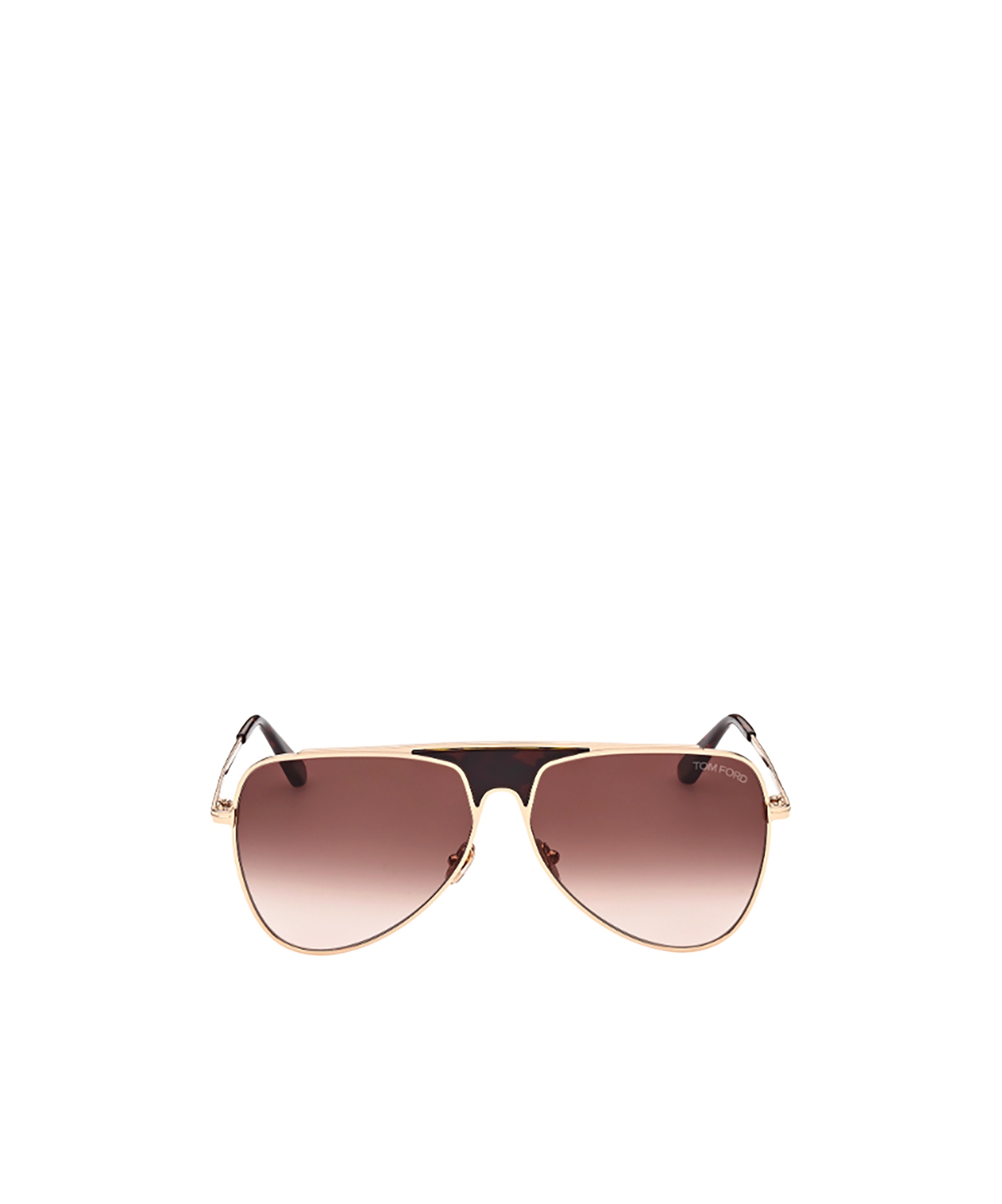 Tom Ford Aviator Sunglasses In Brown
