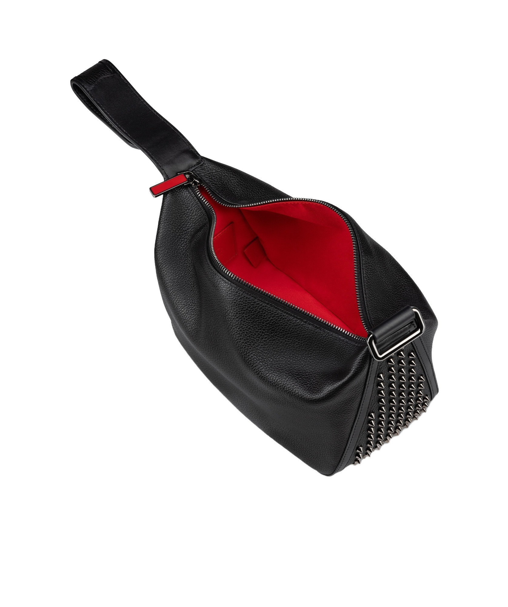 Christian Louboutin Zippered Toilet Bag In Black