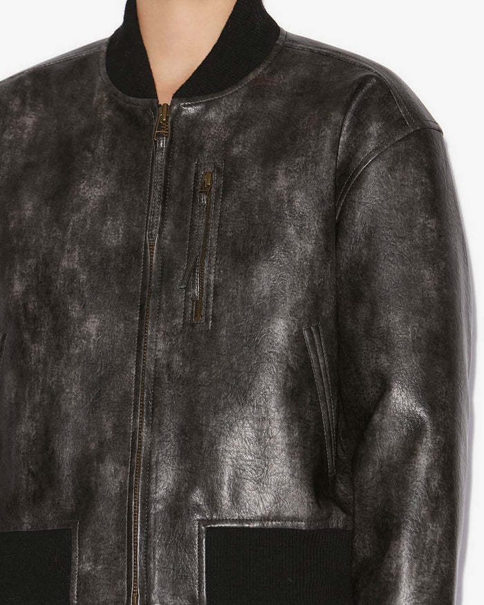 Isabel Marant Étoile Crisley Bomber Jacket In Black