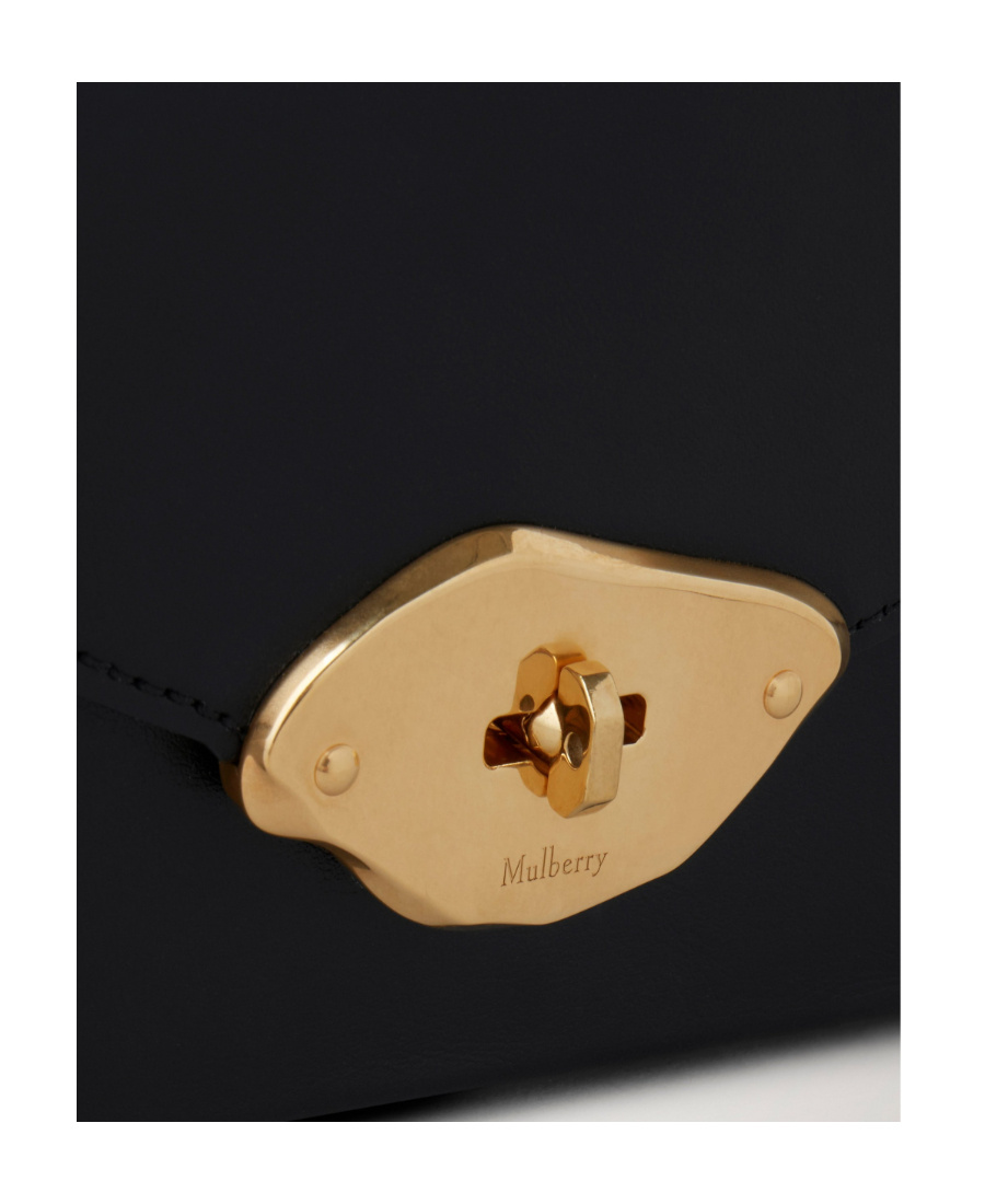Shop Mulberry Small Lana Top Handle Bag In Black