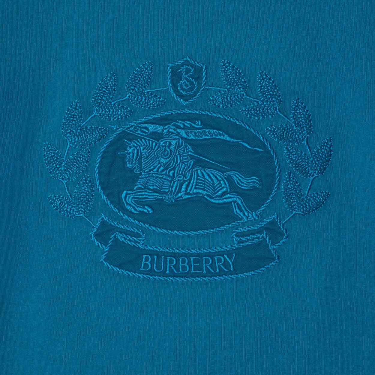 Burberry Cotton T-shirt In Blue