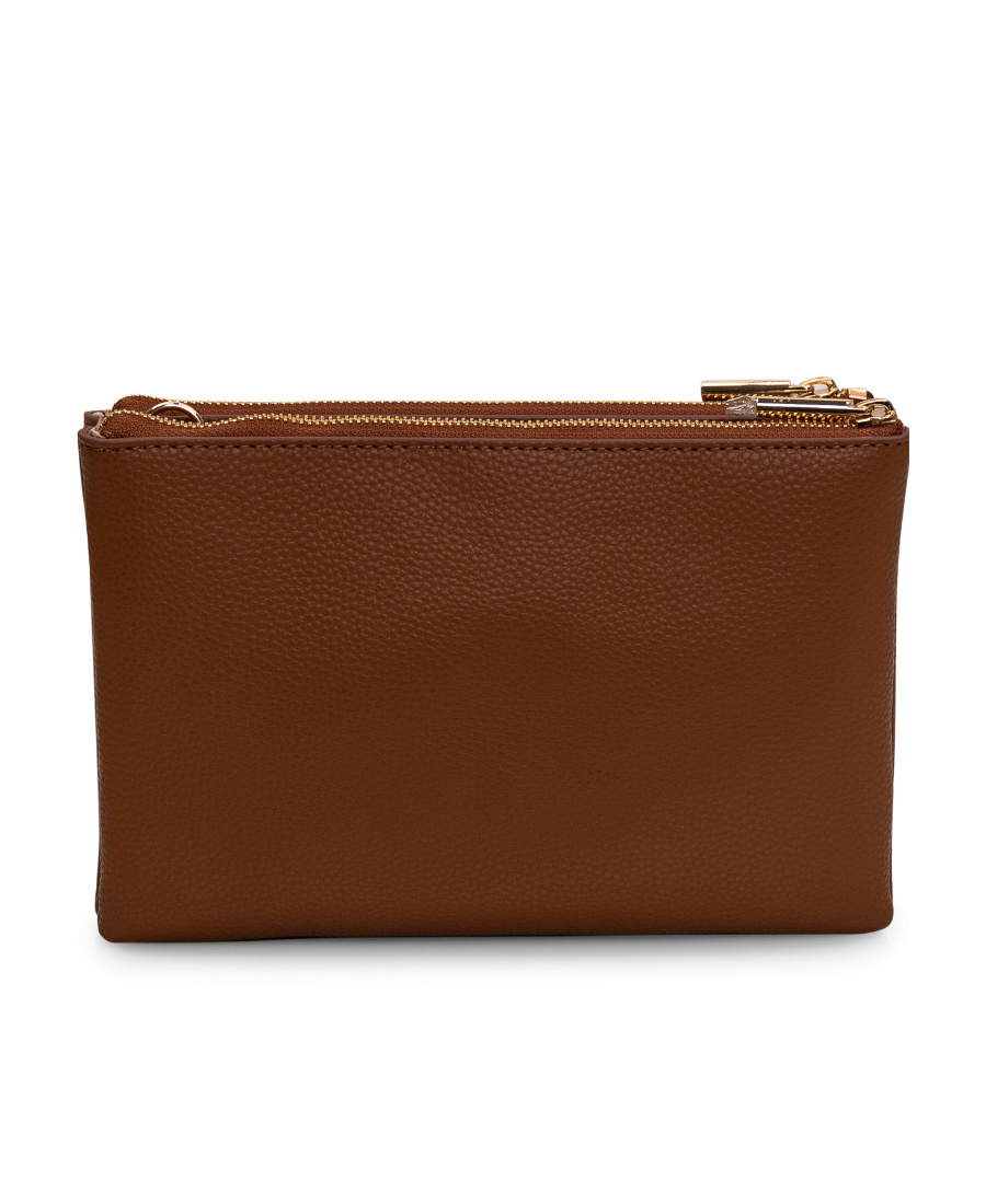 Liu •jo Logo Logo Shoulder Bag In Brown