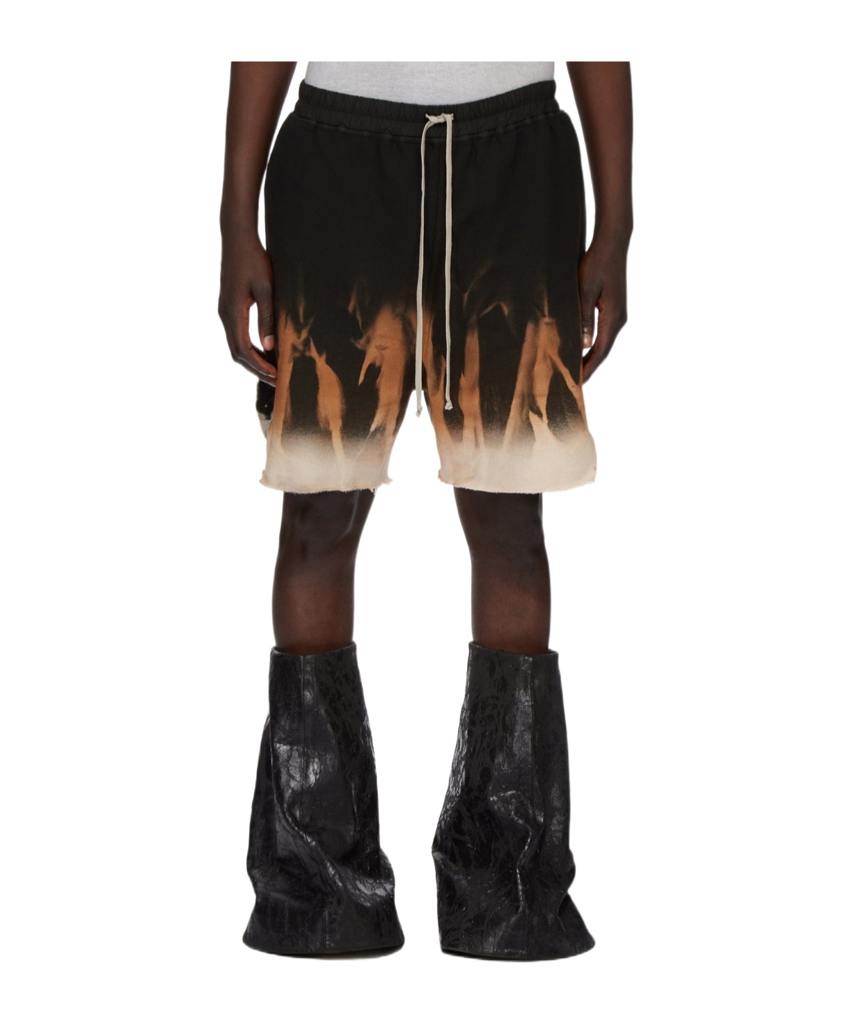 Rick Owens Drkshdw Drkshdw By Rick Owens Cotton Bermuda Shorts In Black
