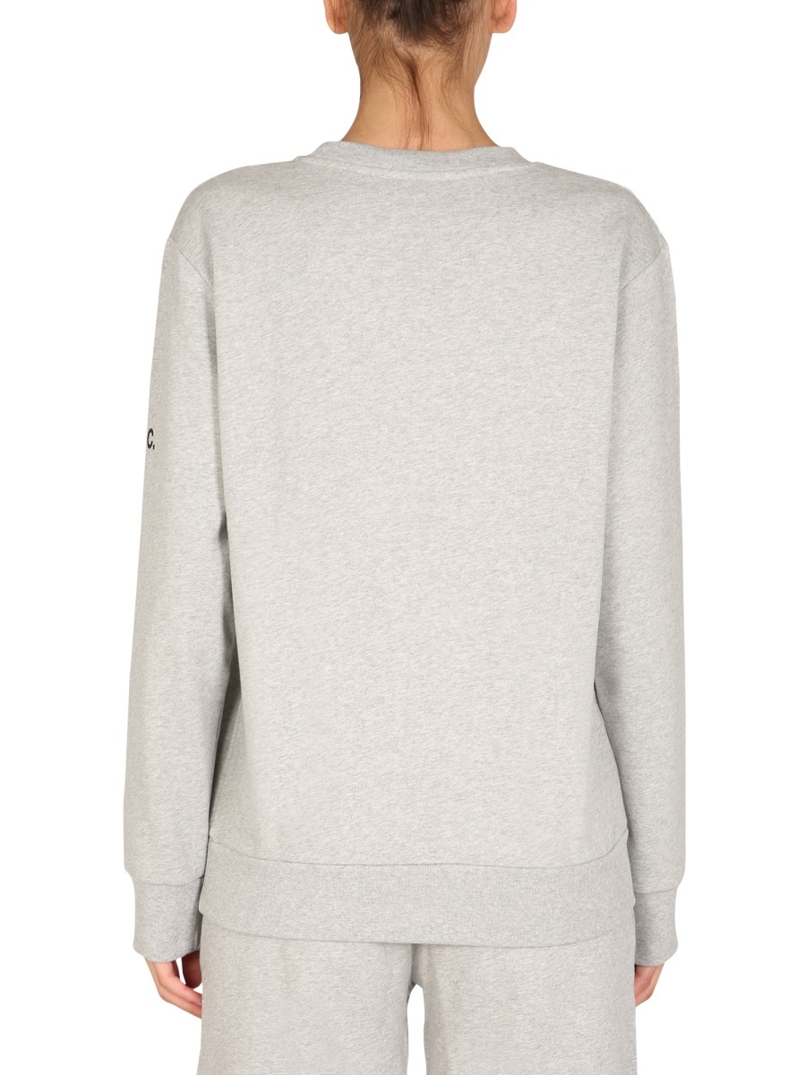 Apc Grey Gimme Five Edition Mika Sweatshirt In White