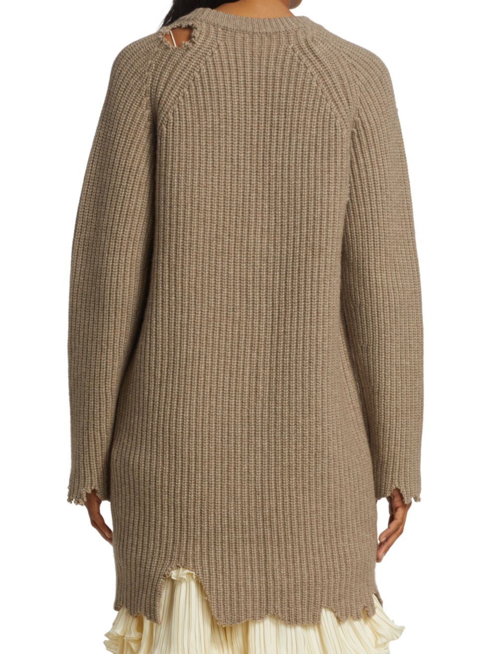 KHAITE THE RORY DISTRESSED CARDIGAN
