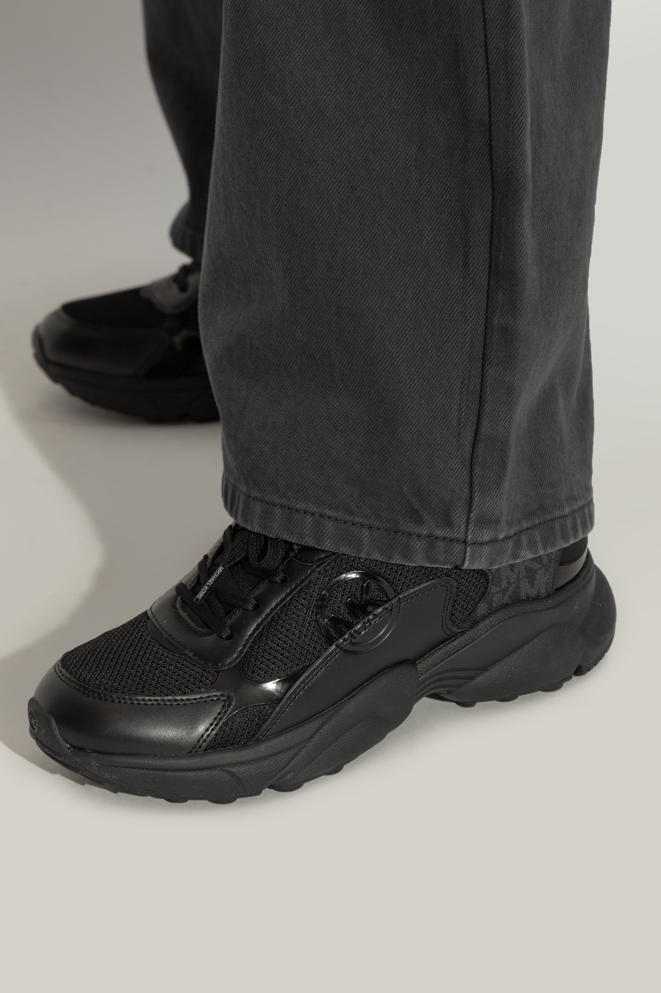 Michael Michael Kors Sami Sneakers In Black