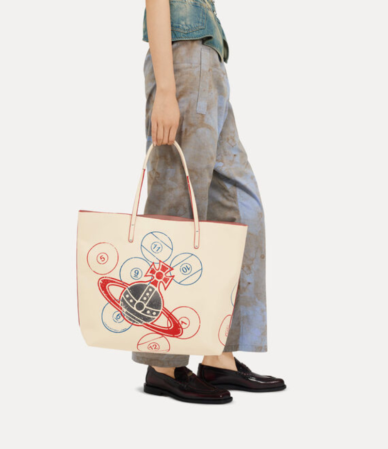 Vivienne Westwood Large Studio Orb-motif Tote Bag