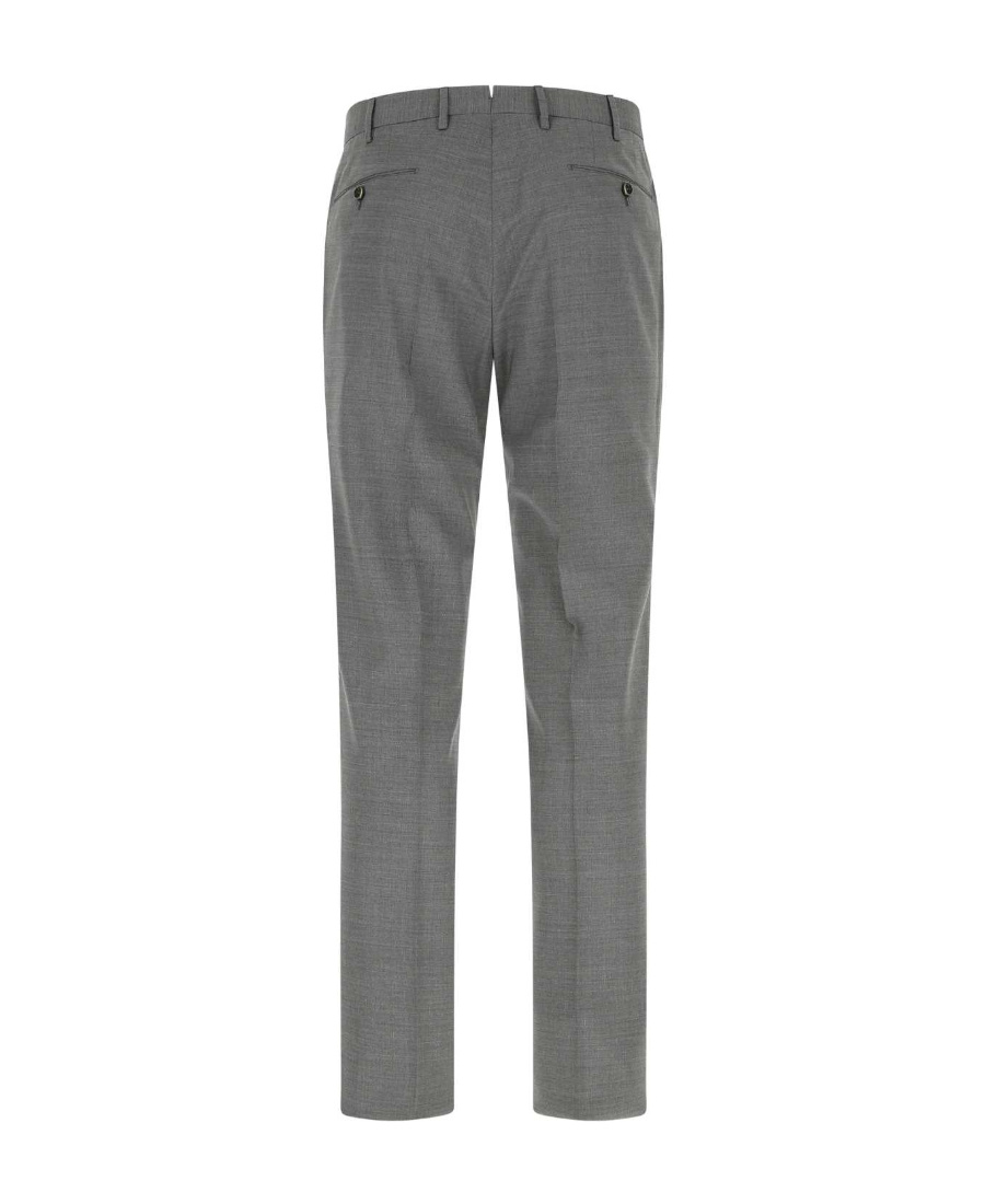 Pt01 Logo Casual Trousers In Gray