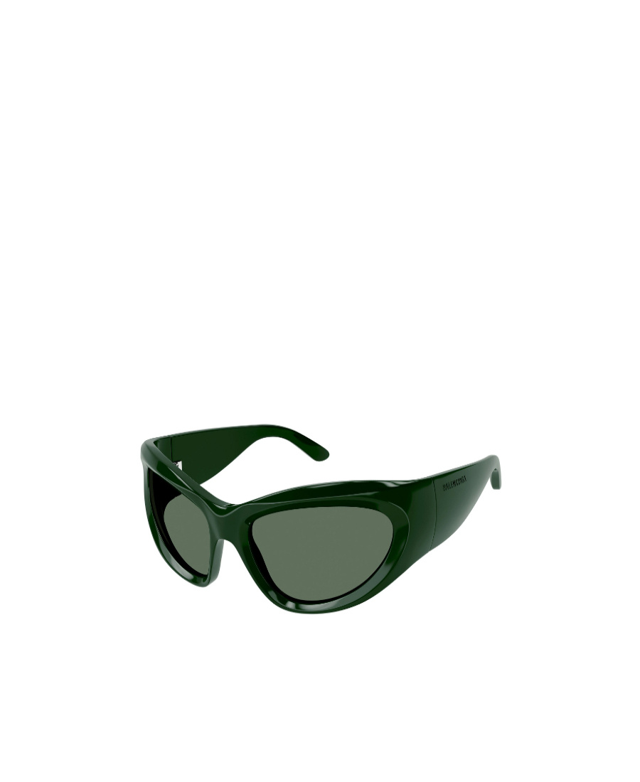 Balenciaga Gradient-lens Cat-eye Sunglasses In Green