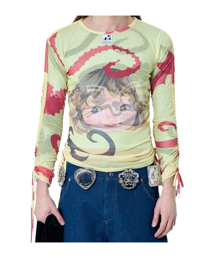 Chopova Lowena Long-sleeved T-shirt In Multicolor
