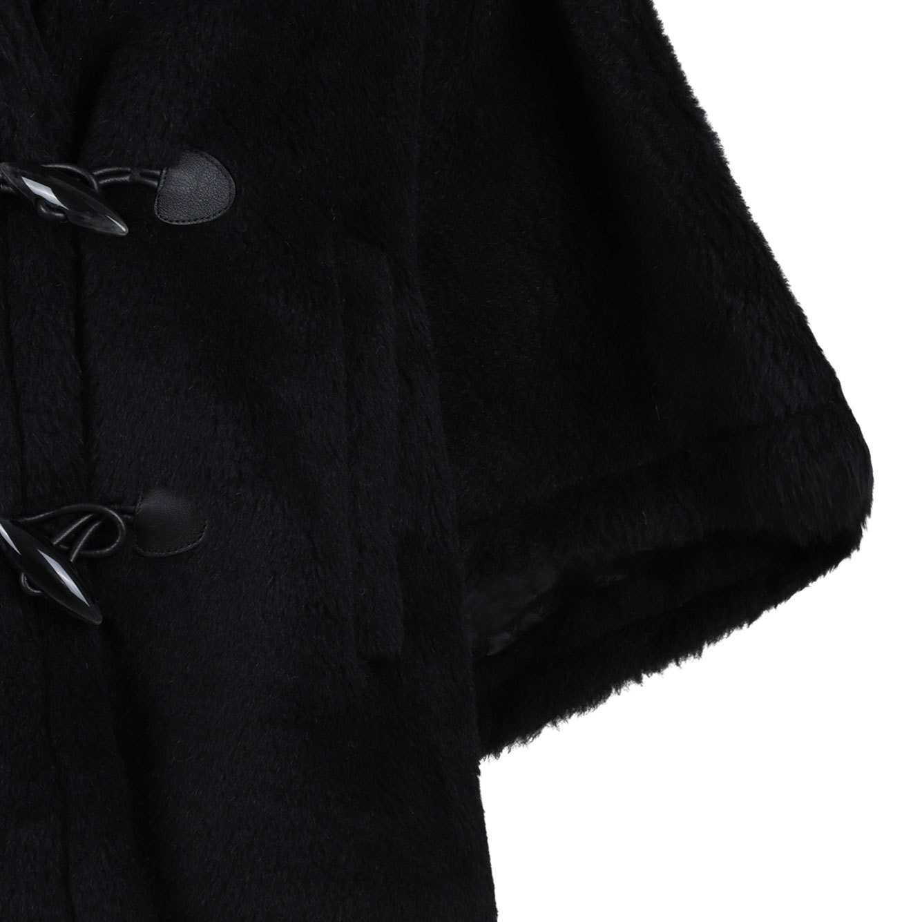 Max Mara Women's Vegan Fur Jacket George In Black