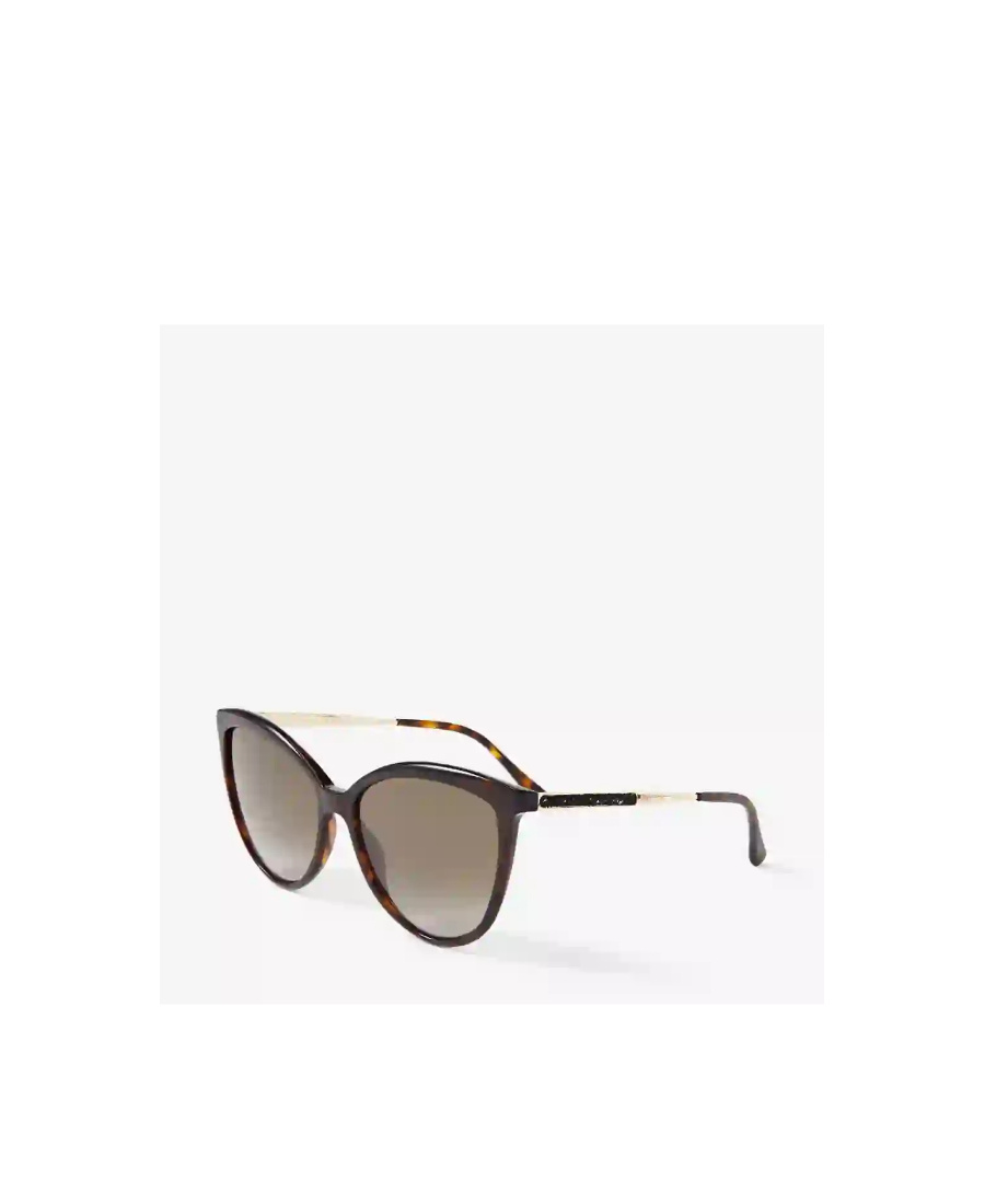 Jimmy Choo Eyewear Belinda Cat-eye Frame Sunglasses In Nude