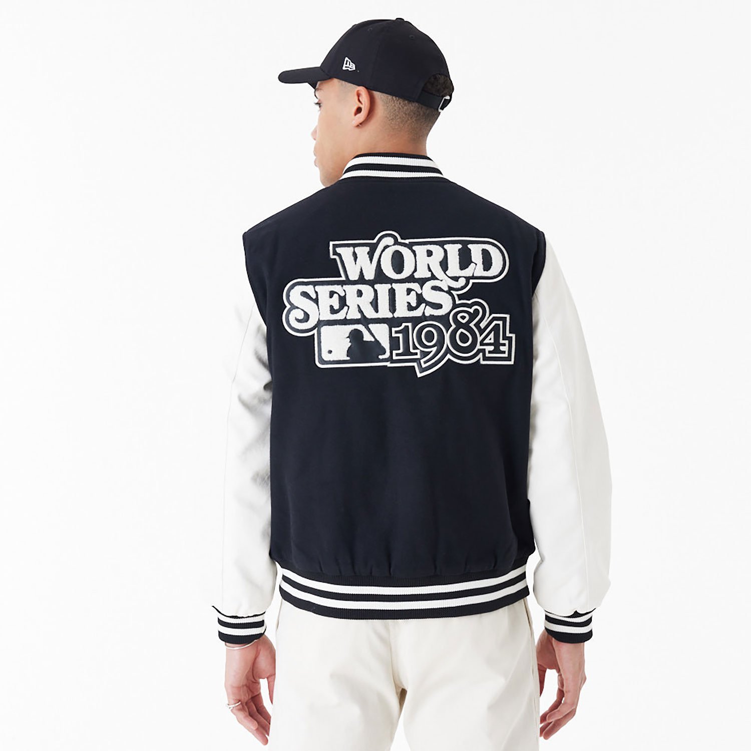 NEW ERA LONG-SLEEVED WOOL CASUAL JACKET
