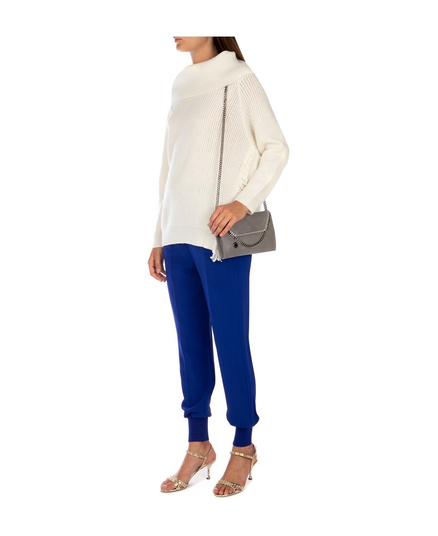 Stella Mccartney Falabella Mini Crossbody Bag In Gray