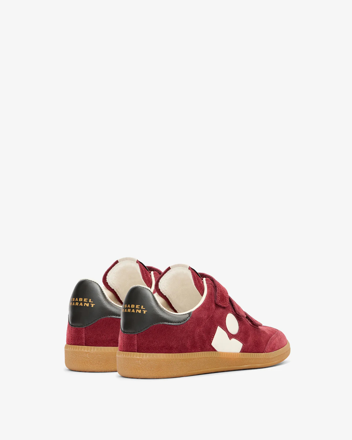Isabel Marant Suede Sneakers With Rubber Sole And Contrast Heel Tab In Multi