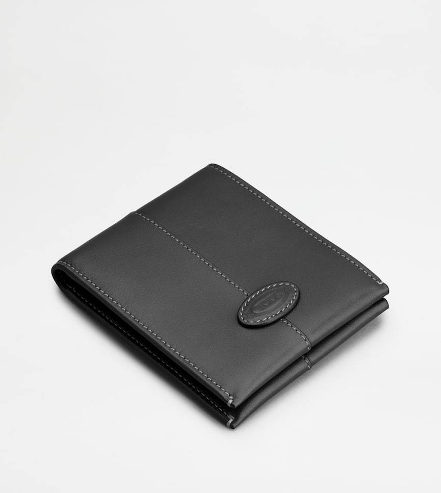 Tod's Leather Wallet In Black