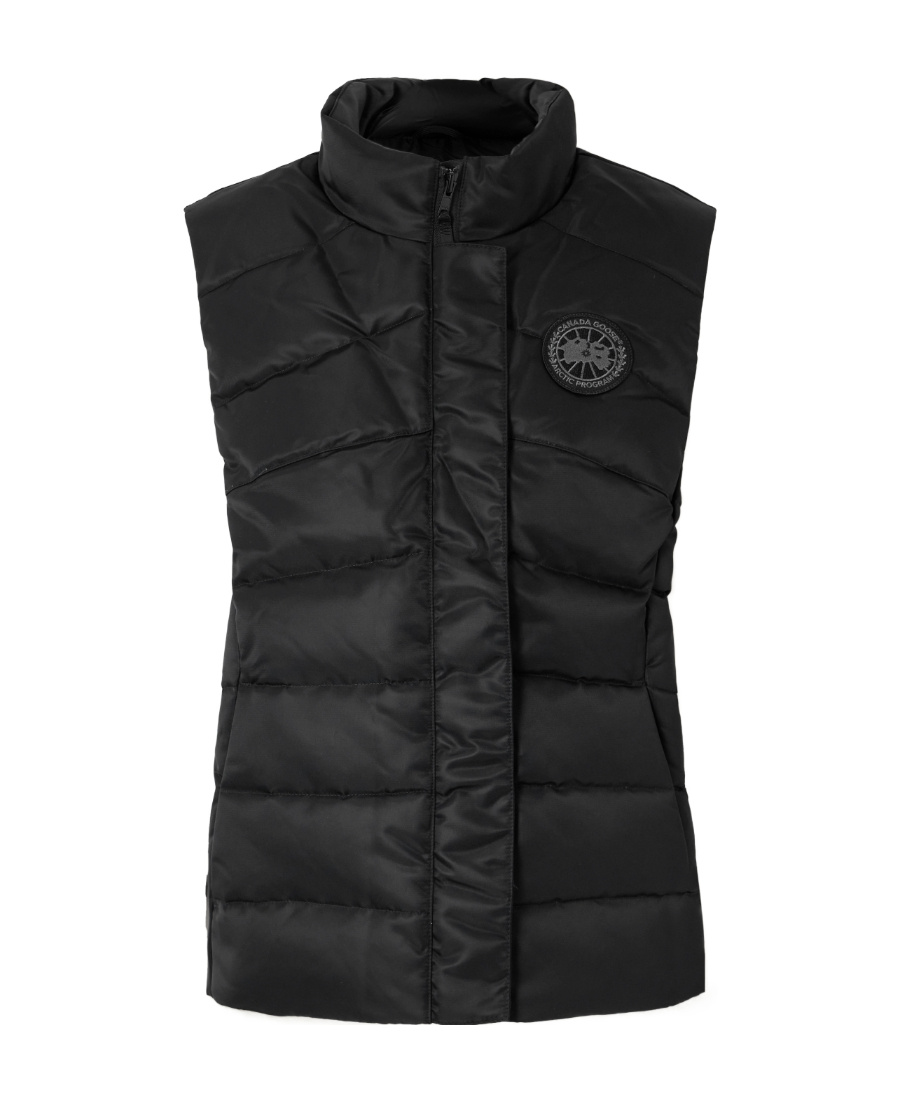 Canada Goose Freestyle Quilted Satin-shell Gilet In Black