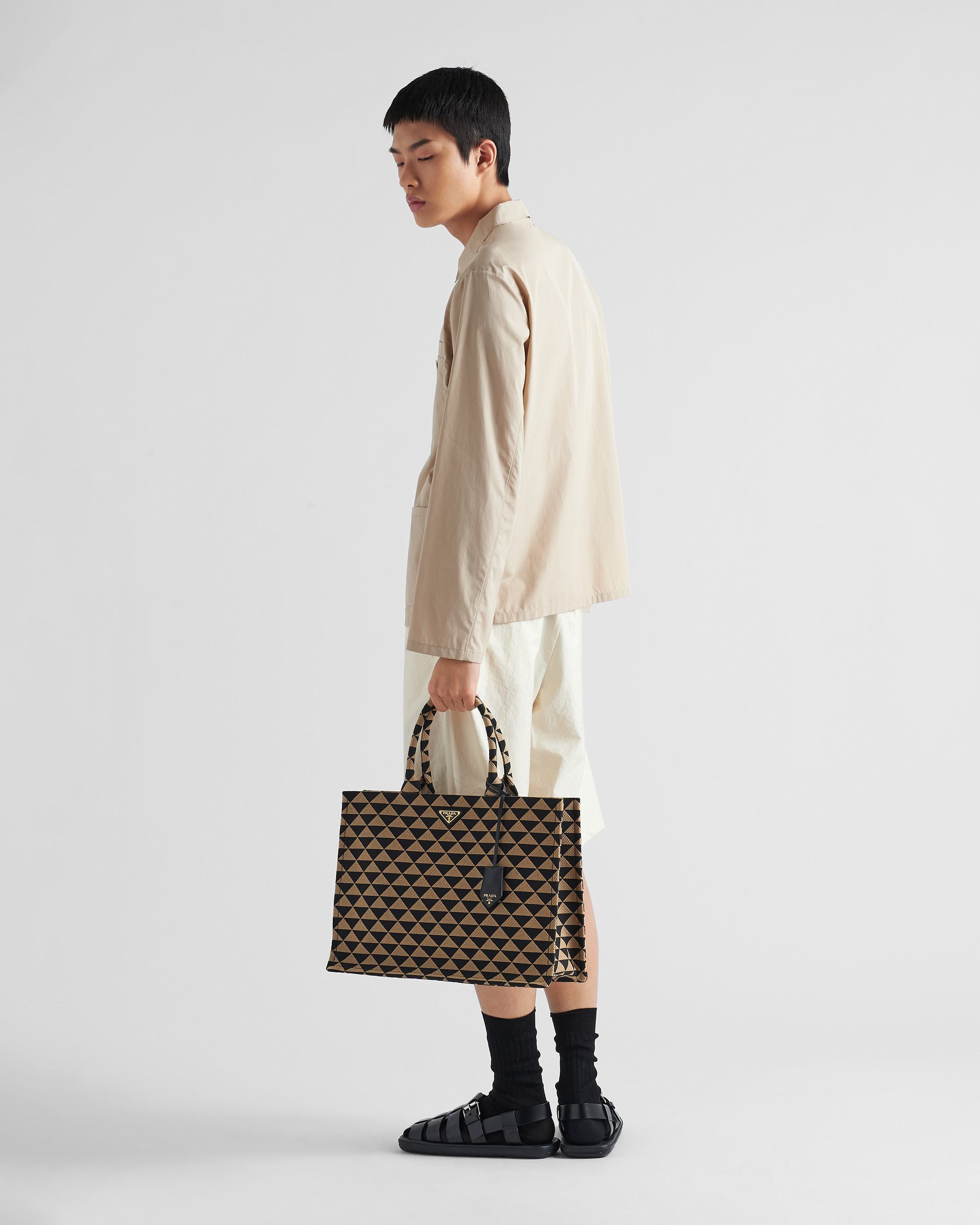 Prada Single-breasted Casual Jacket In Beige