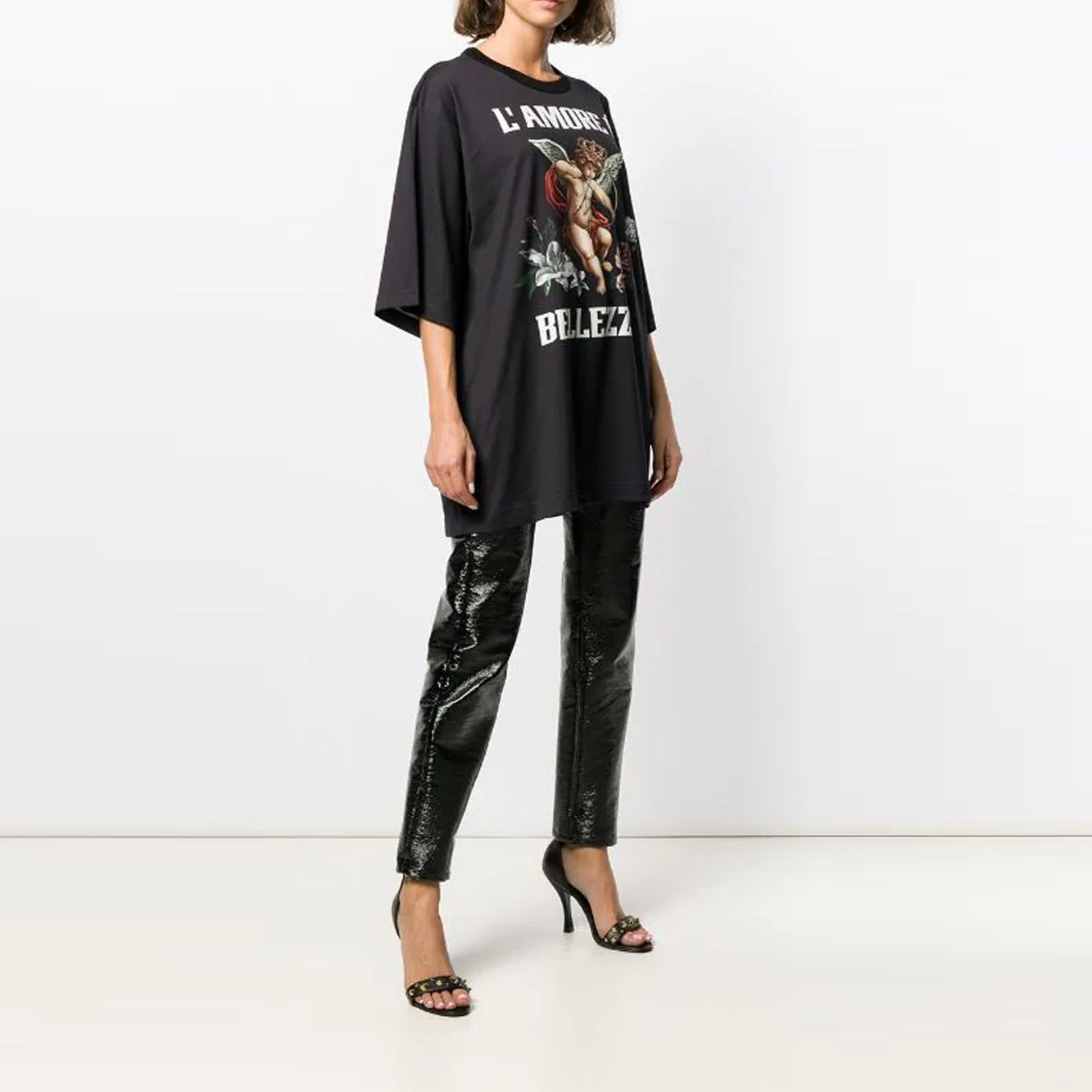 Dolce & Gabbana Black Logo T-shirt In Black