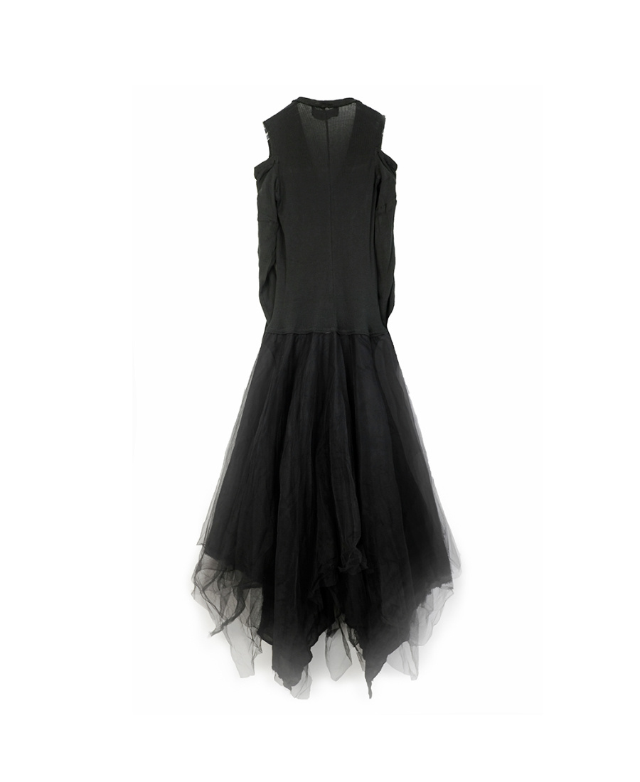 Marc Le Bihan V-neck Dress In Black