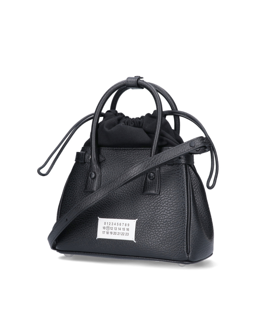 Maison Margiela 5ac Small Drawstring Bag In Black