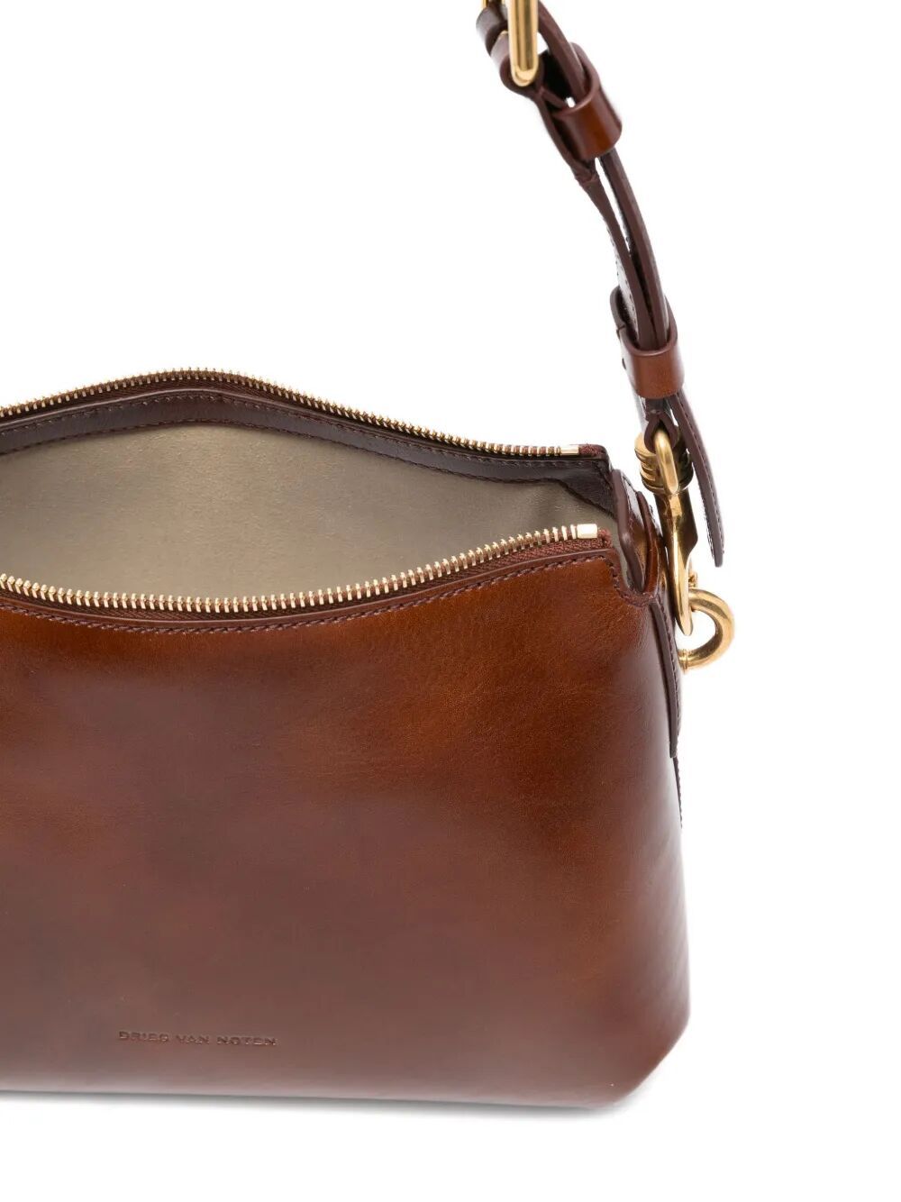 Dries Van Noten Small Shoulder Bag Adjustable Strap In Brown