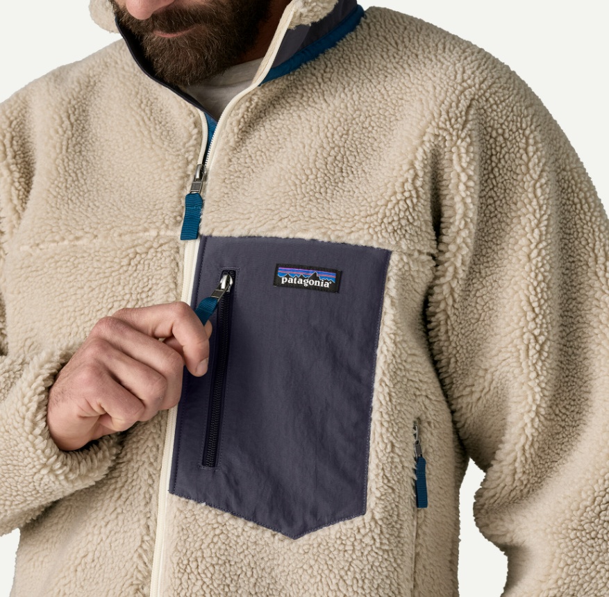 Patagonia Classic Retro-x Fleece Jacket In Nude
