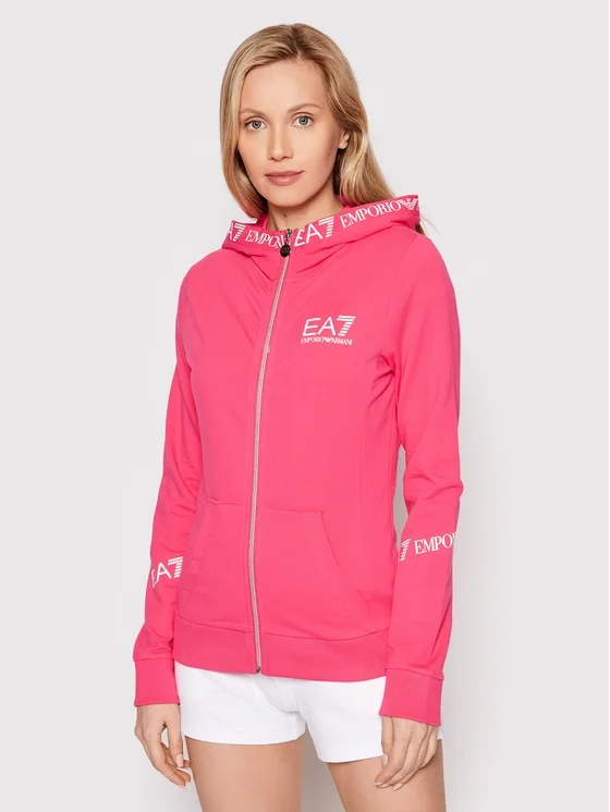 EA7 HOODED ZIPPER HOODIE