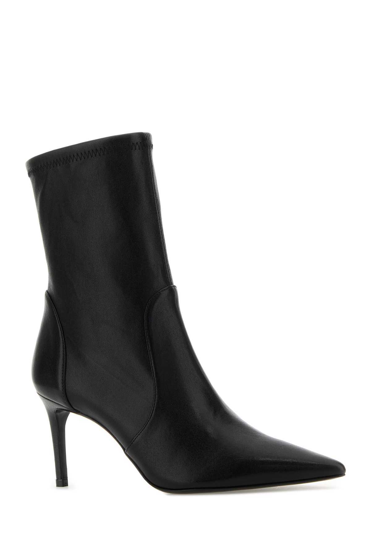 Stuart Weitzman High-heeled Ankle Boots In Black