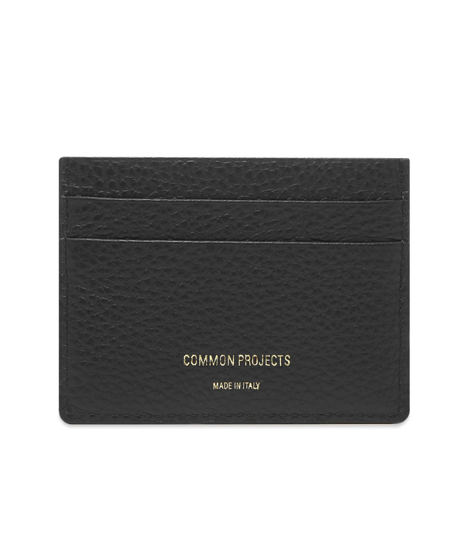 Common Projects Logo Stamp Cardholder In Black