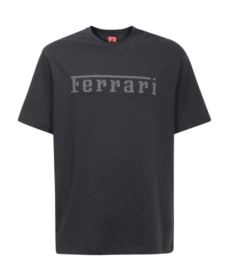 Ferrari Short-sleeved T-shirt In Black