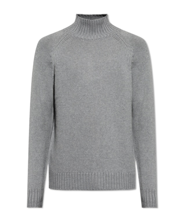 Eleventy Turtleneck Sweater In Gray