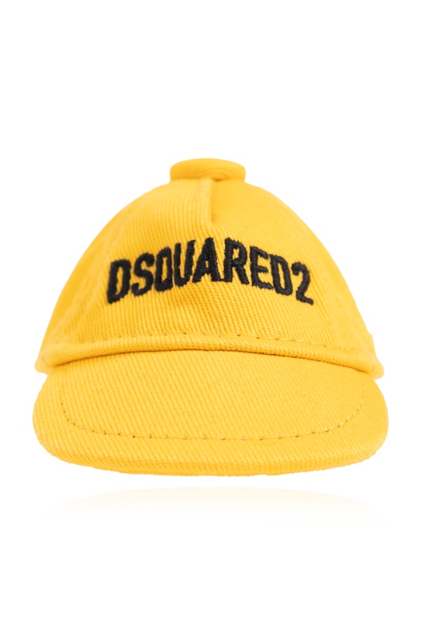 Dsquared2 Be Icon Keyring In Yellow