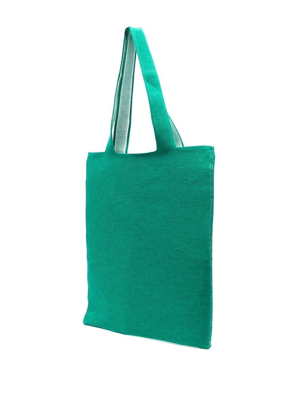 Palm Angels Logo-print Tote Bag In Green